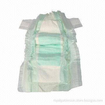 Baby Diapers with Elastic Ears, Cloth-like Backsheet and Magic Tapes